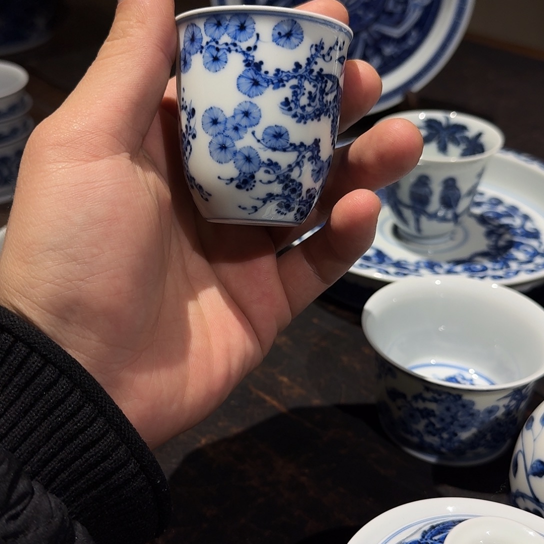 ****)陶摆件景德镇高端松竹梅