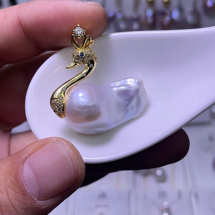 未镶嵌颈饰淡水珍珠06