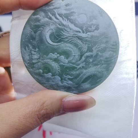 翡翠颈饰未镶嵌天然的A货翡翠多样性发货