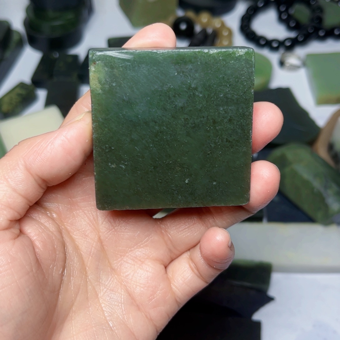 和田玉珠宝半成品未镶嵌10号