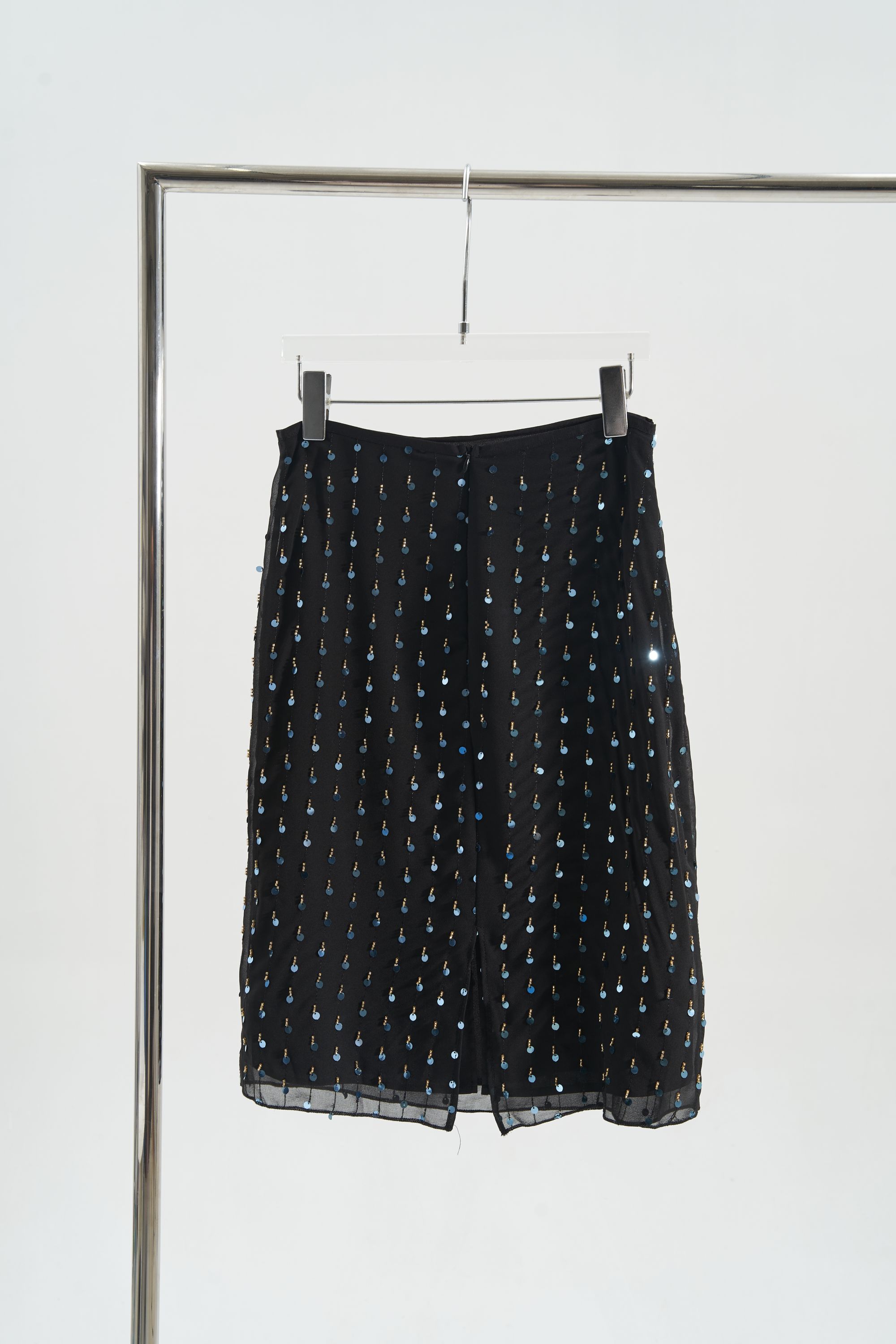 HTT小众设计感原创百搭休闲亮片半身裙5229162