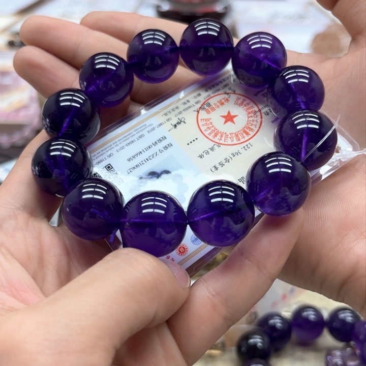 【闪购商品】水晶手链未镶嵌?****清紫水晶