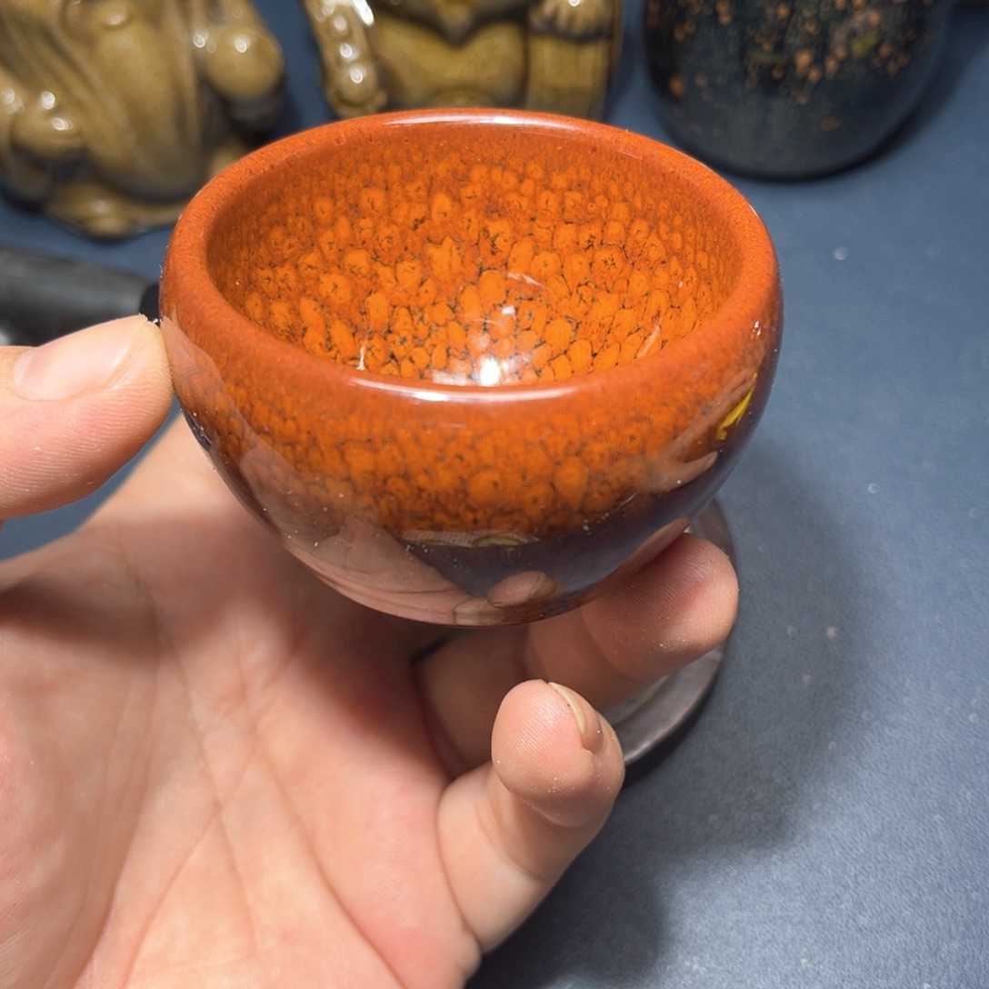 茶盏建盏手握泡茶主人杯