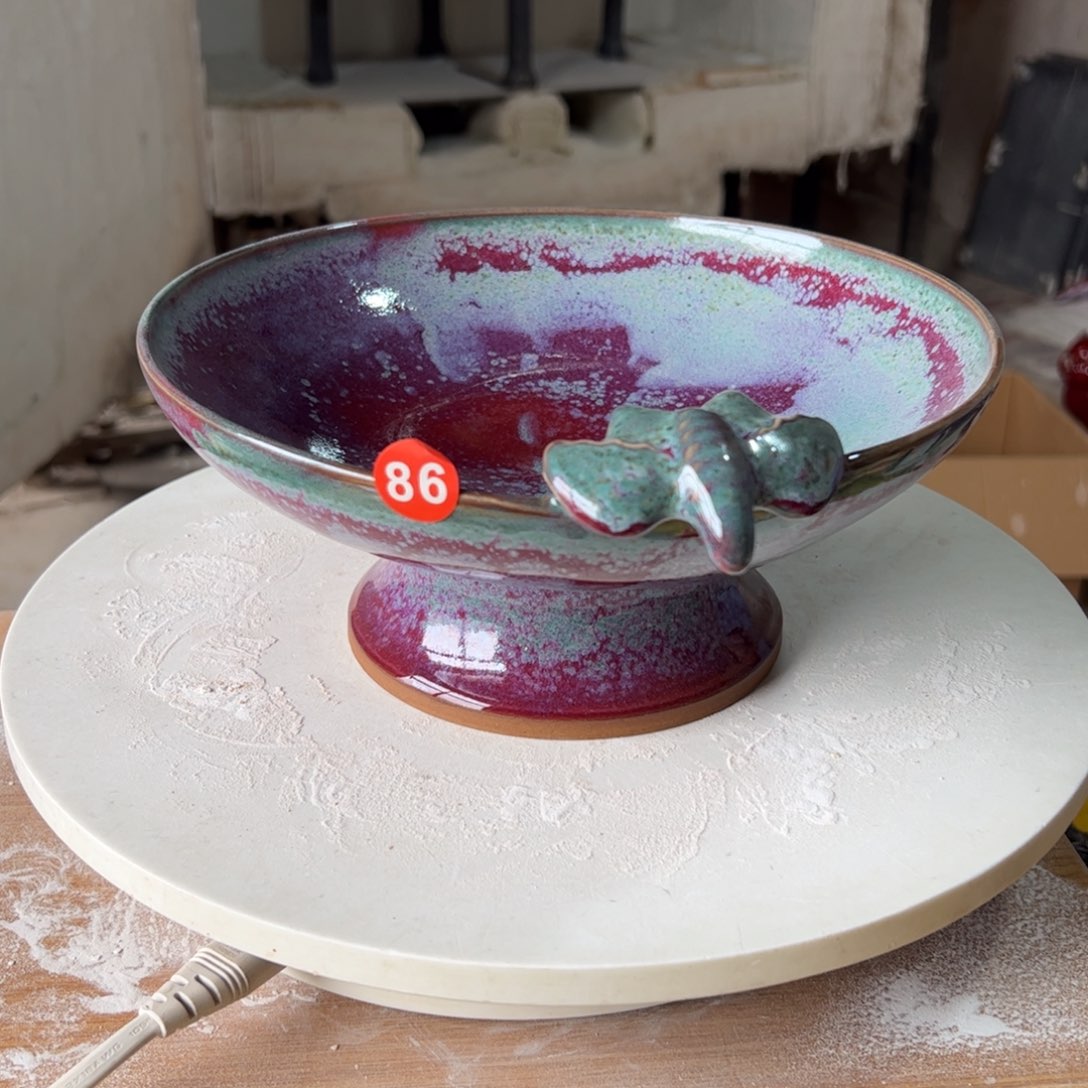 摆件郑家钧窑摆件微