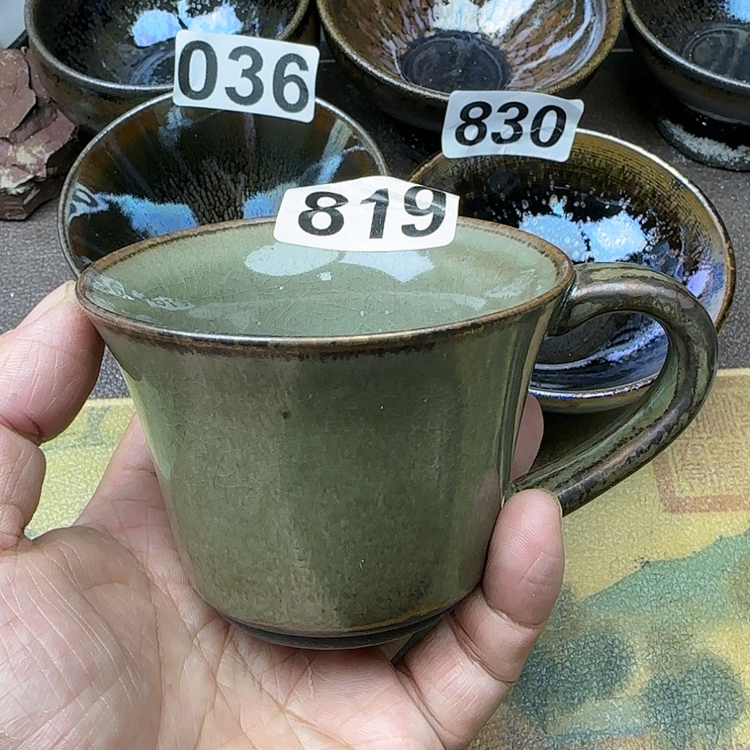 茶盏建盏杯主人杯龙窑柴烧