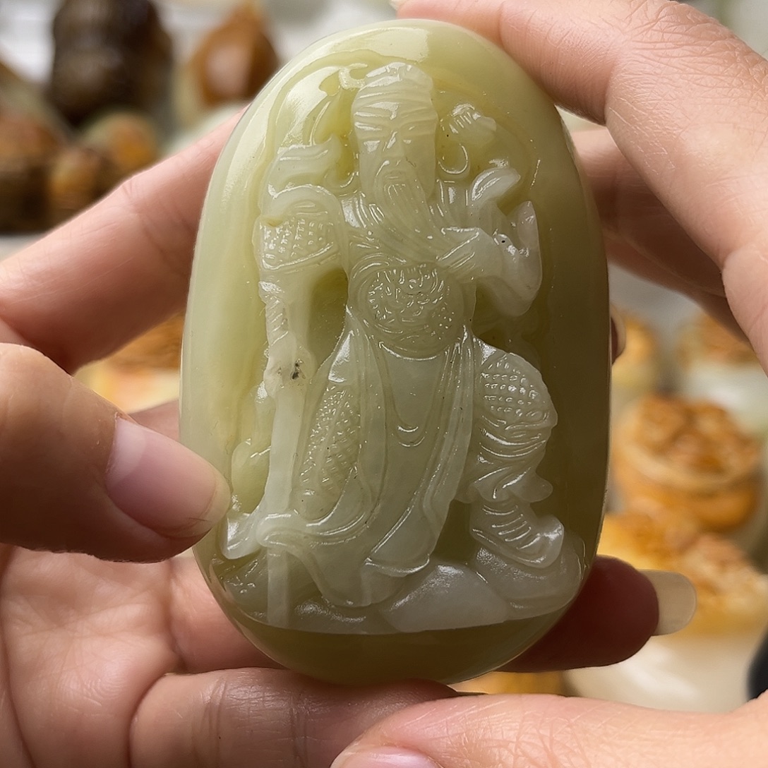 石材古青石不退换关公