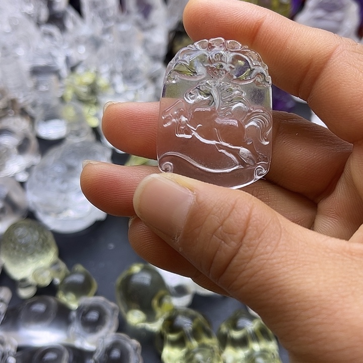 水晶摆件未镶嵌吊坠