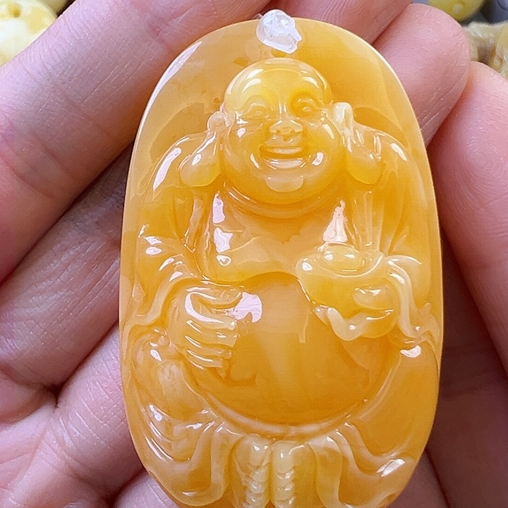 蜜蜡颈饰未镶嵌爱****e蜜蜡