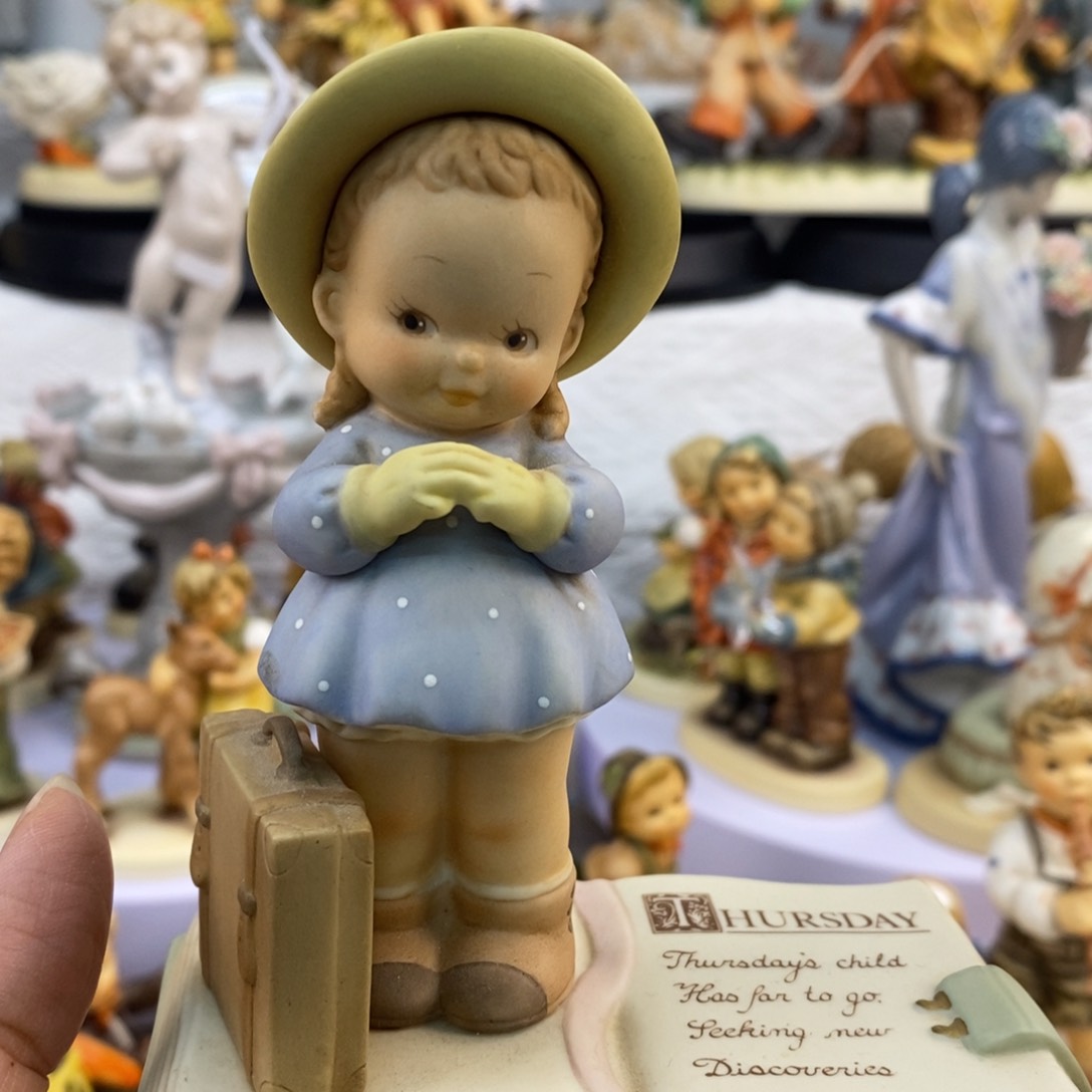 瓷片欧美中古美物摆件