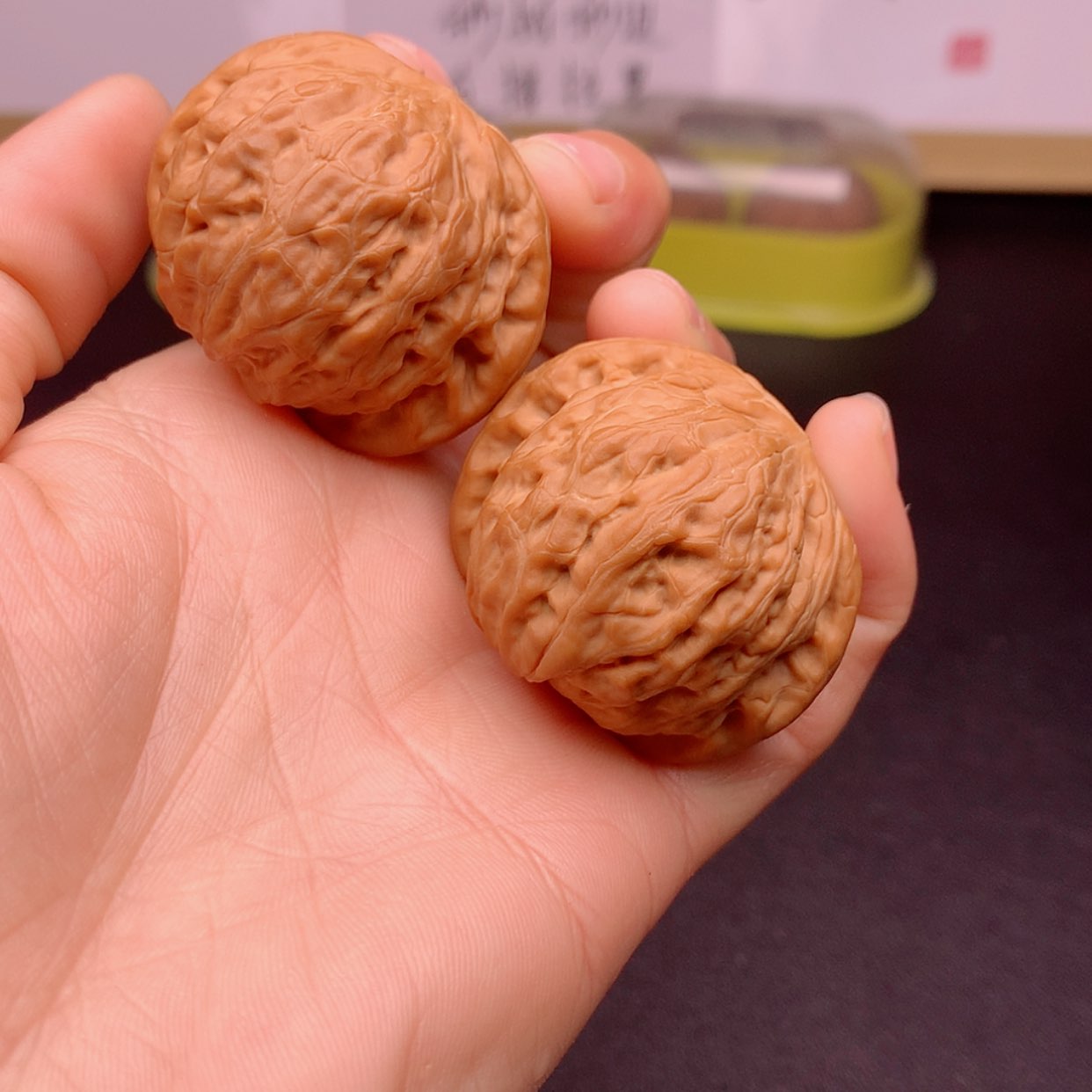 【闪购商品】文玩核桃把件铁锤42➕