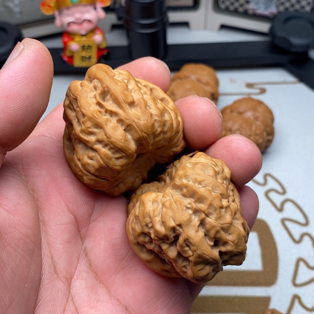 德***部文玩核桃把件蛤蟆42.5尺