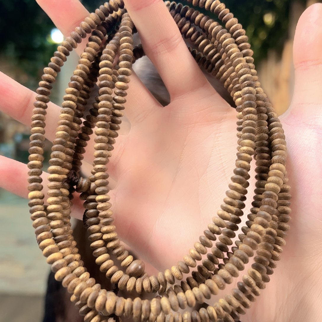 沉香手串白棋虫漏多圈多样性发货一条