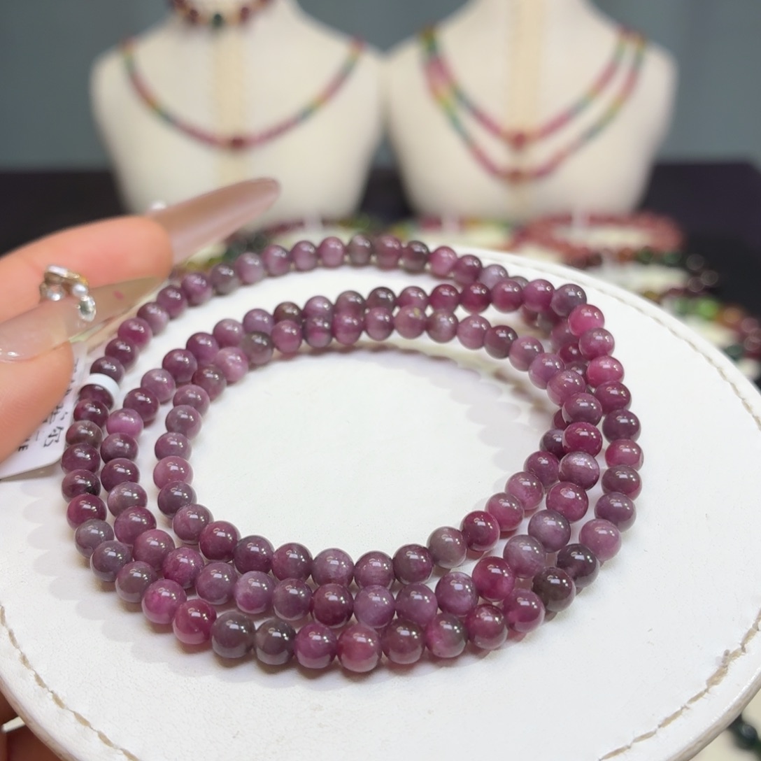 未镶嵌碧玺手链12