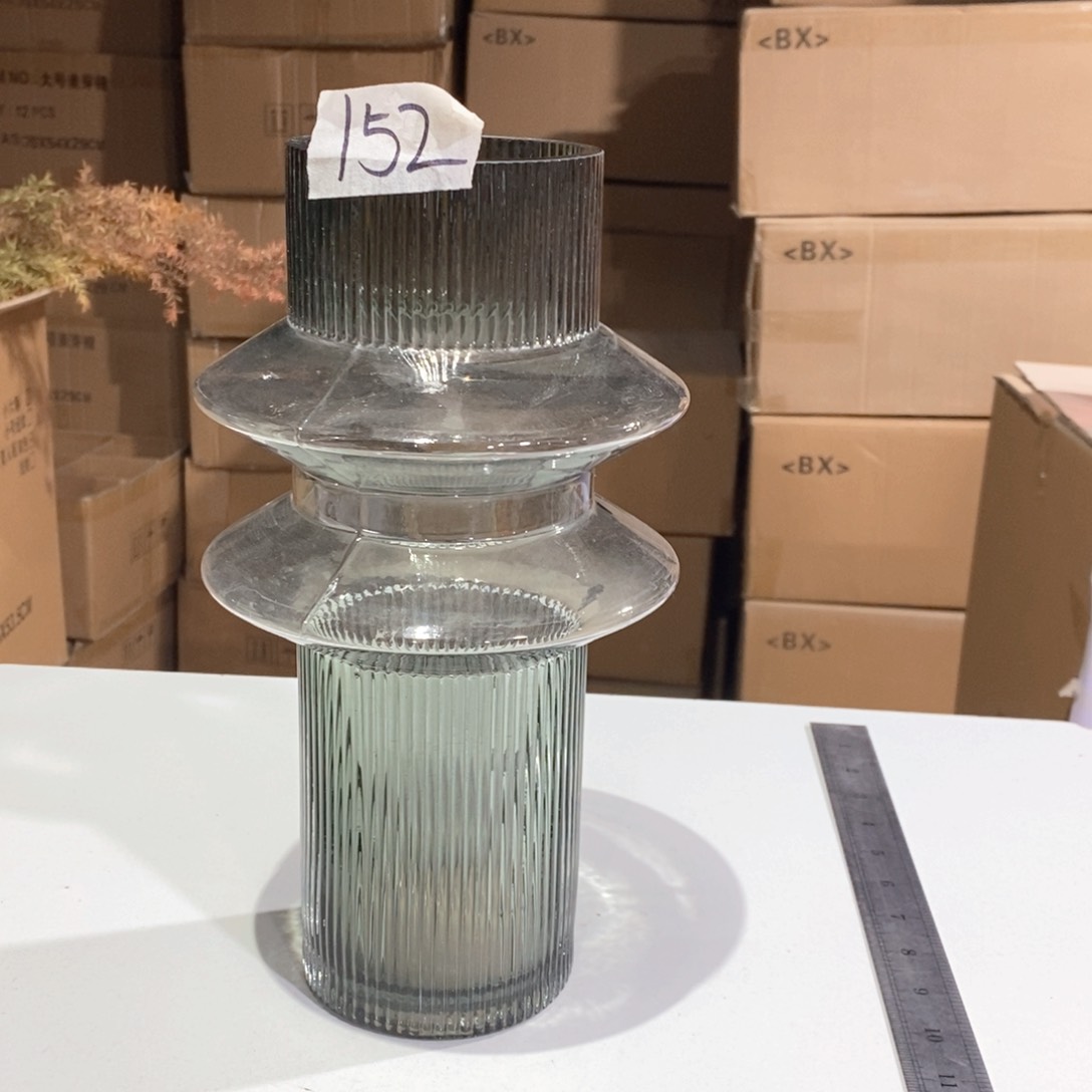 玻璃152高29口9玻璃花瓶嘎嘎好看玻璃花瓶