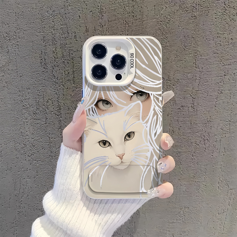 彩银苹果16手机壳适用华为pura80荣耀300小米15一加OPPO真我vivo