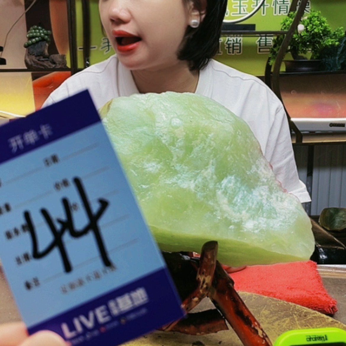【闪购商品】蛇纹石玉原石未镶嵌禅