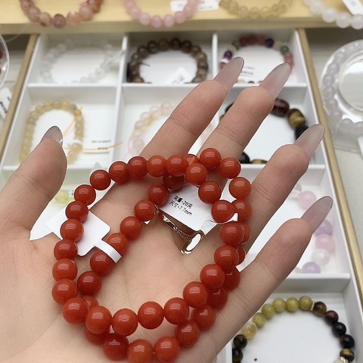 手链水晶未镶嵌南红