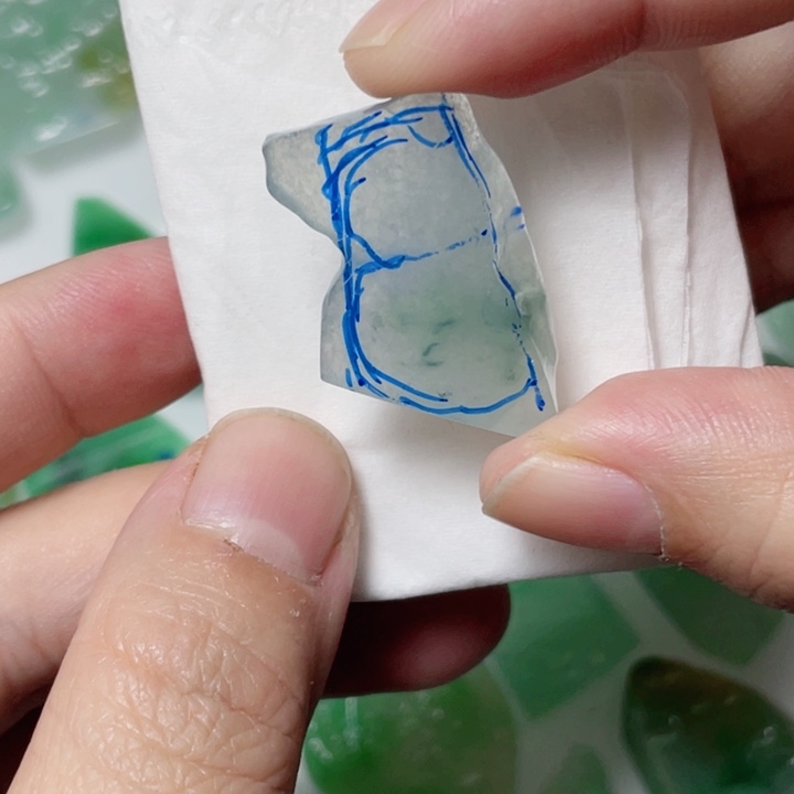 定制翡翠未镶嵌包工