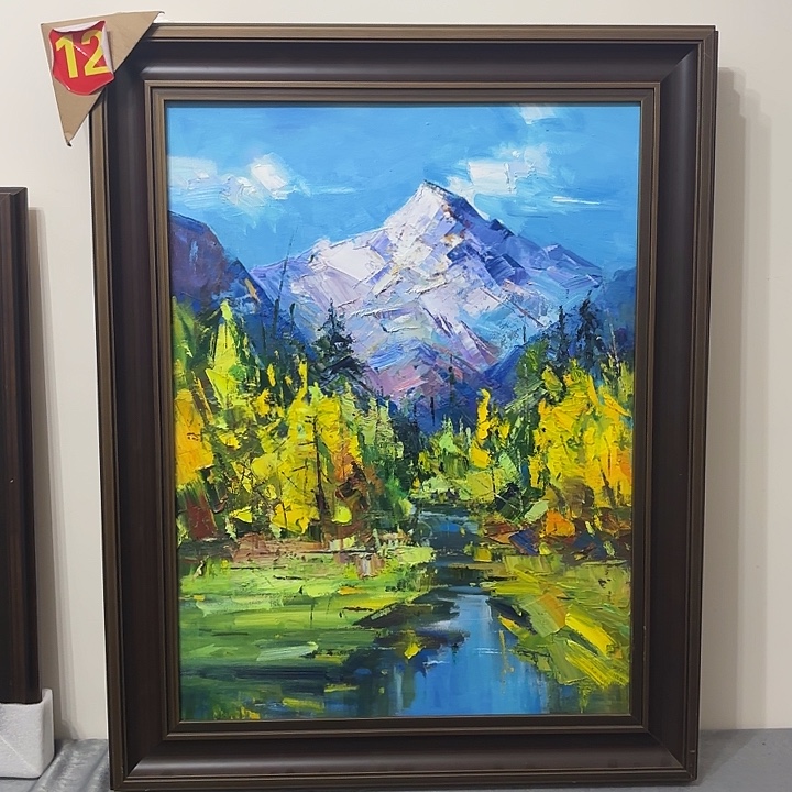 头***长横款风景作品家居挂画