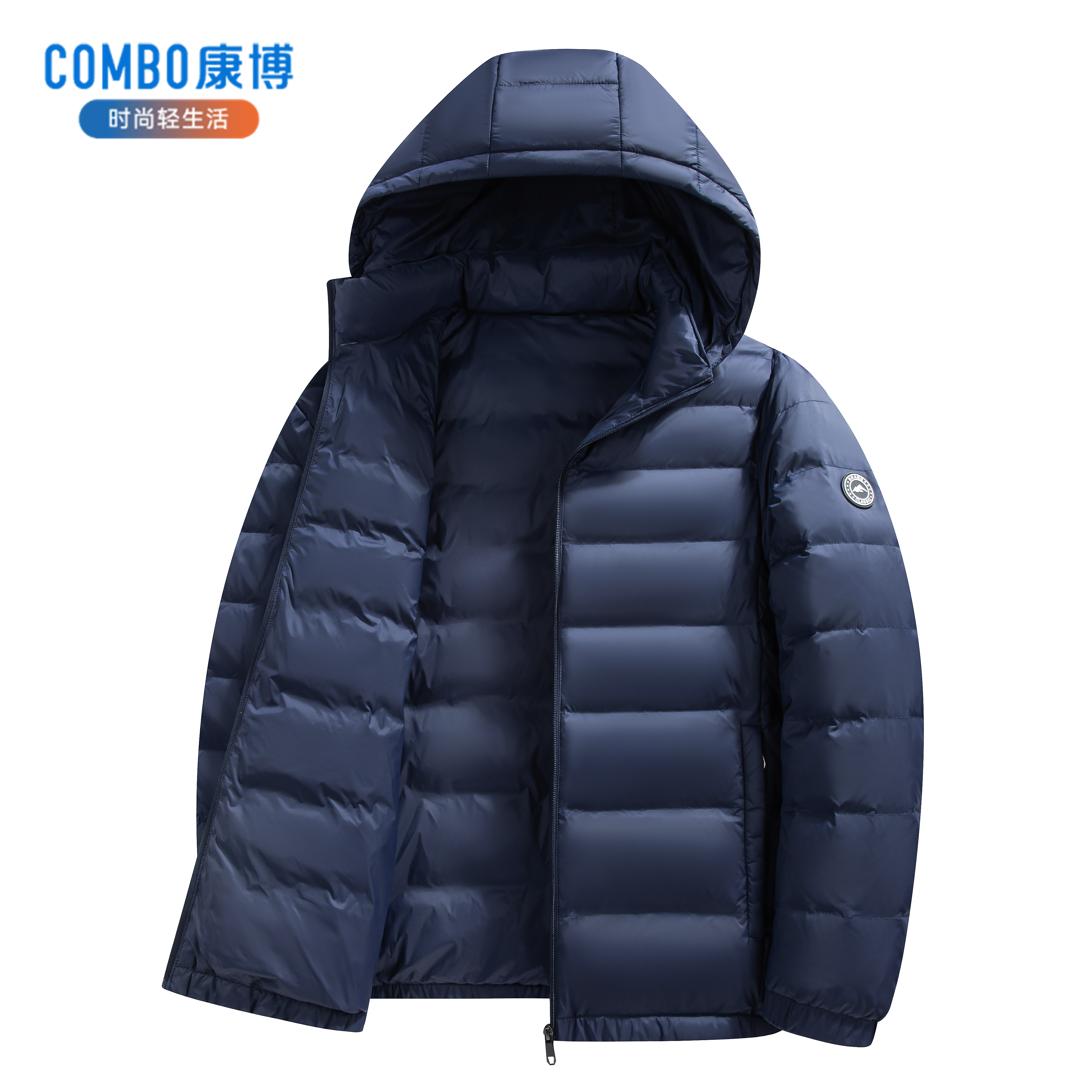 combo/康博2025秋冬潮流连帽短款时尚冬季男女同款羽绒轻薄款2688