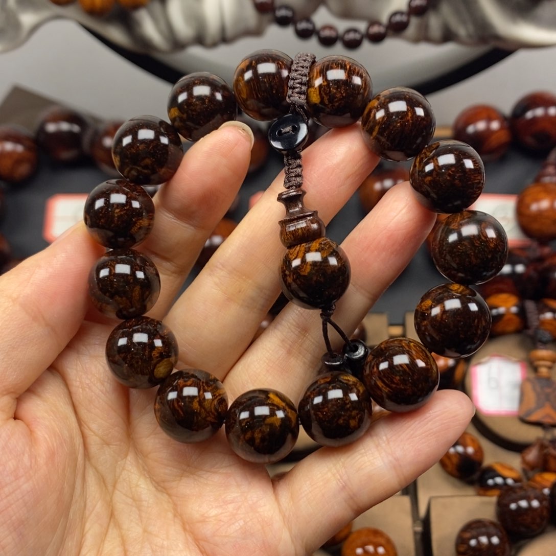 【闪购商品】黄花梨/降香黄檀1.5黑金爆满花纹