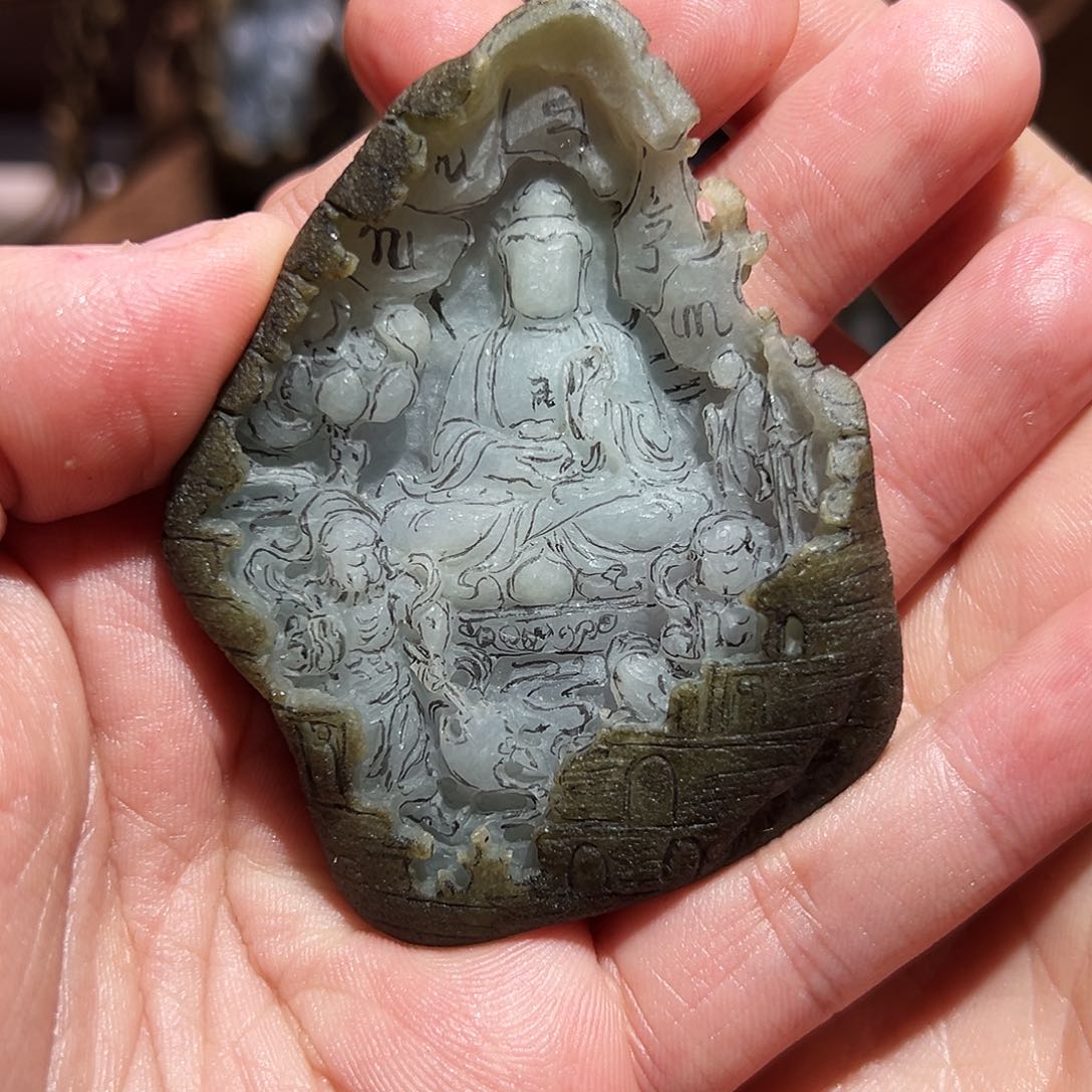 定制翡翠未镶嵌话***森