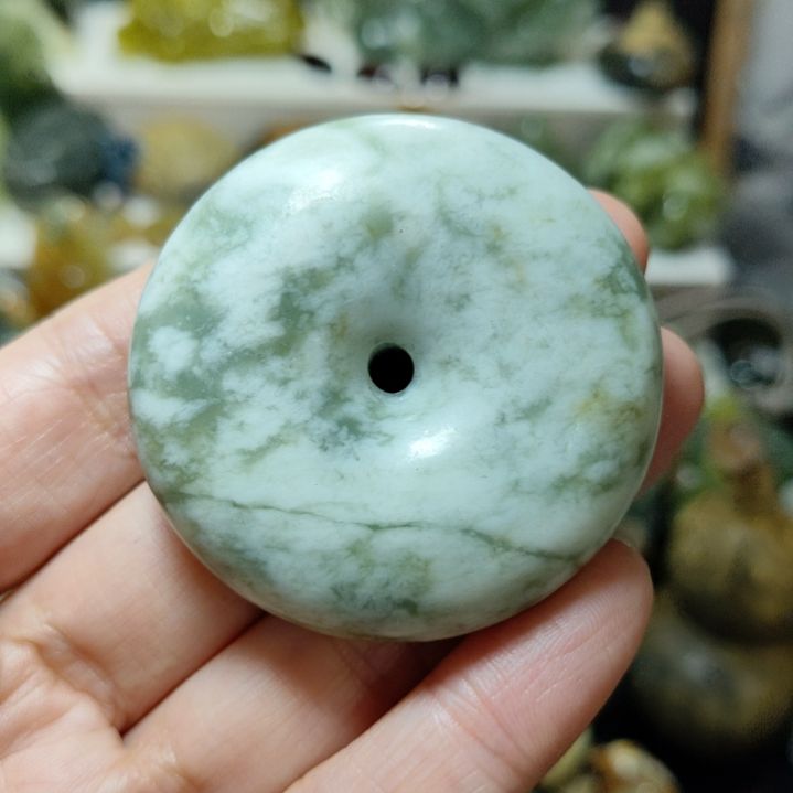 岫玉平安扣未镶嵌