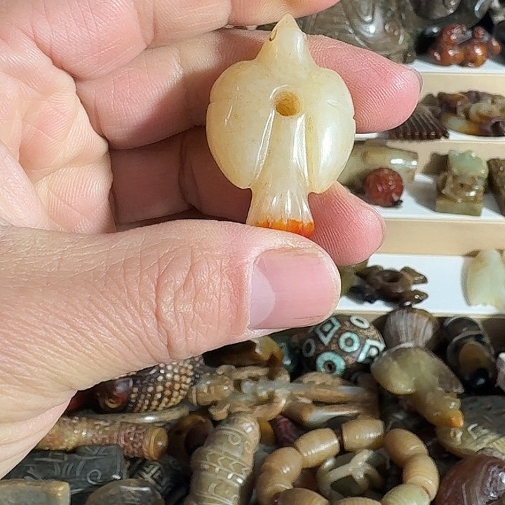 自***轩和田玉（糖玉）未镶嵌挂件
