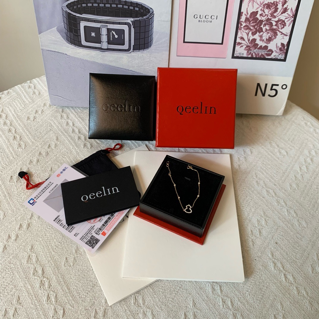 未使用 Qeelin 麒麟满钻葫芦手链 23年