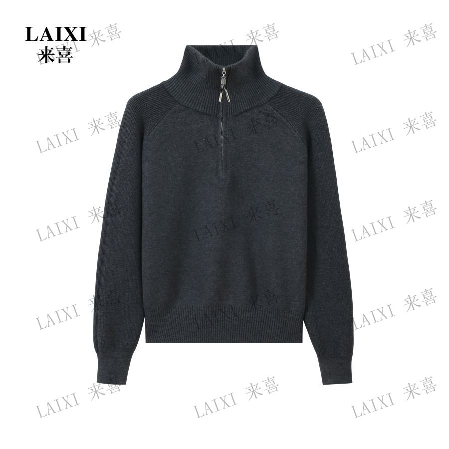 新款针织衫女减龄设计感洋气针织衫韩版2025套头秋冬加厚宽松百搭