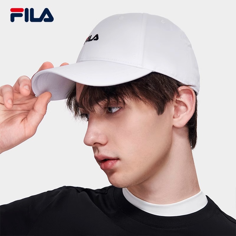 Fila/斐乐情侣款男女四季百搭简约鸭舌帽时尚棒球帽F13U311231F