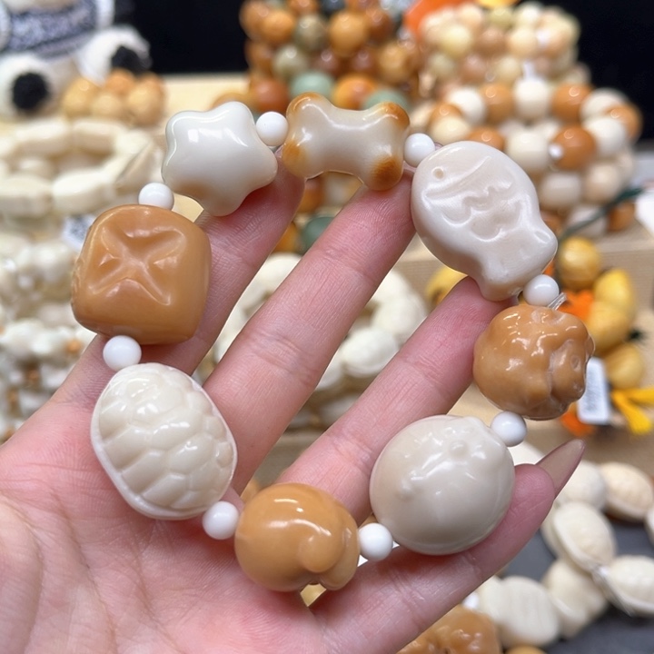 菩提根/象牙果手串全家福1.14 18微瑕