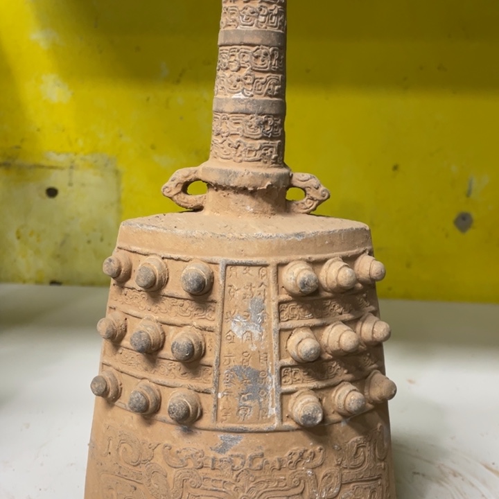 雄***农摆件唐三彩陶瓷摆件