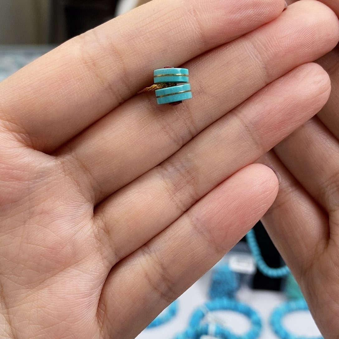 未镶嵌绿松石珠宝奇石