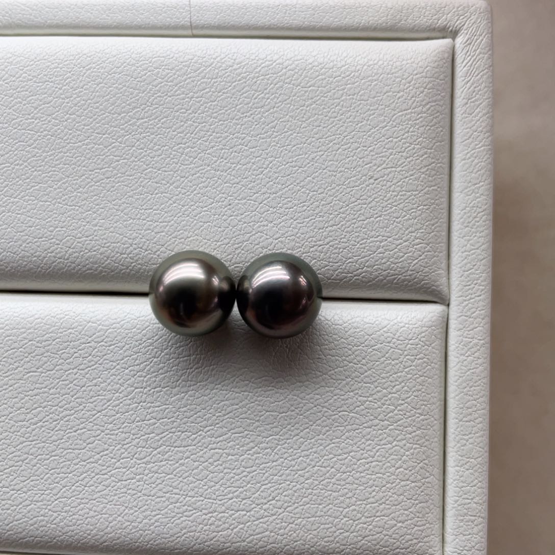 海水珍珠吊坠(不含链)18K金镶嵌8-9m m