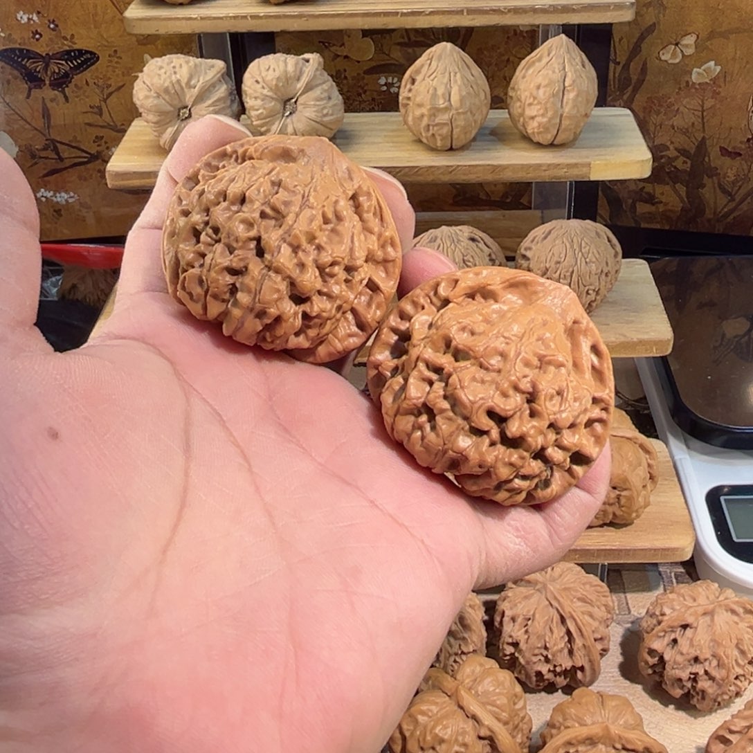 把件文玩核桃42全品毕业官帽