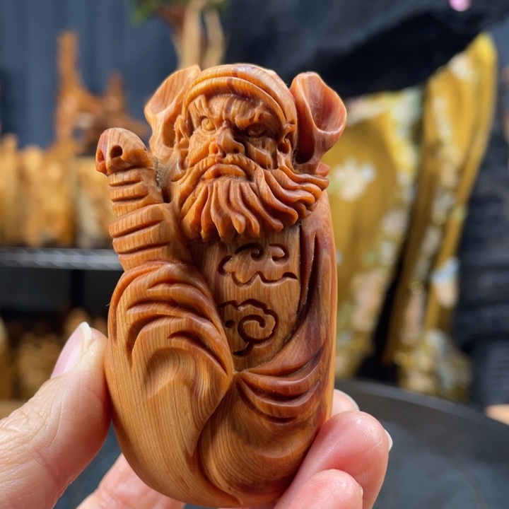 柏木（崖柏）手把件