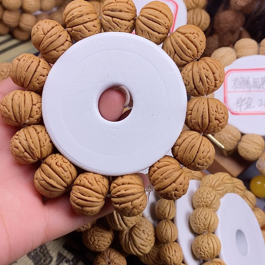 桃核手串逆**头金鱼肚21