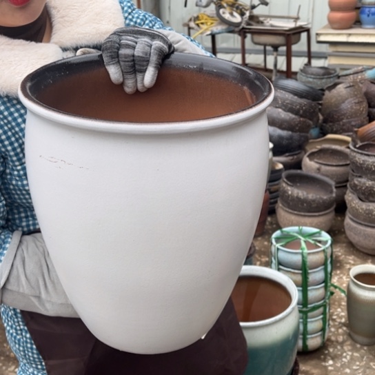 红陶口27高34瑕疵