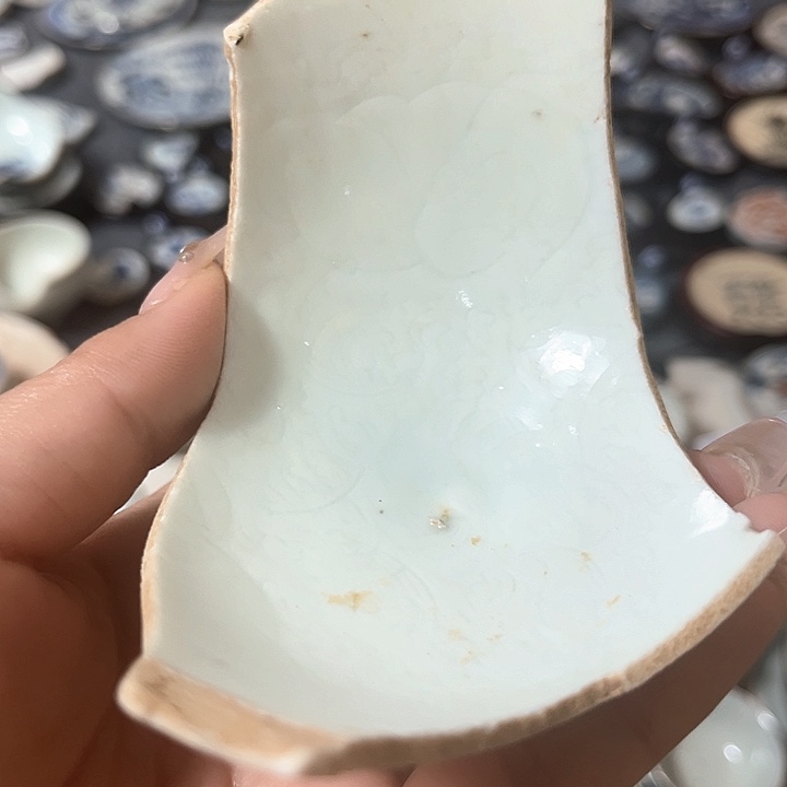 瓷片瓷片茶托喝茶非常不错