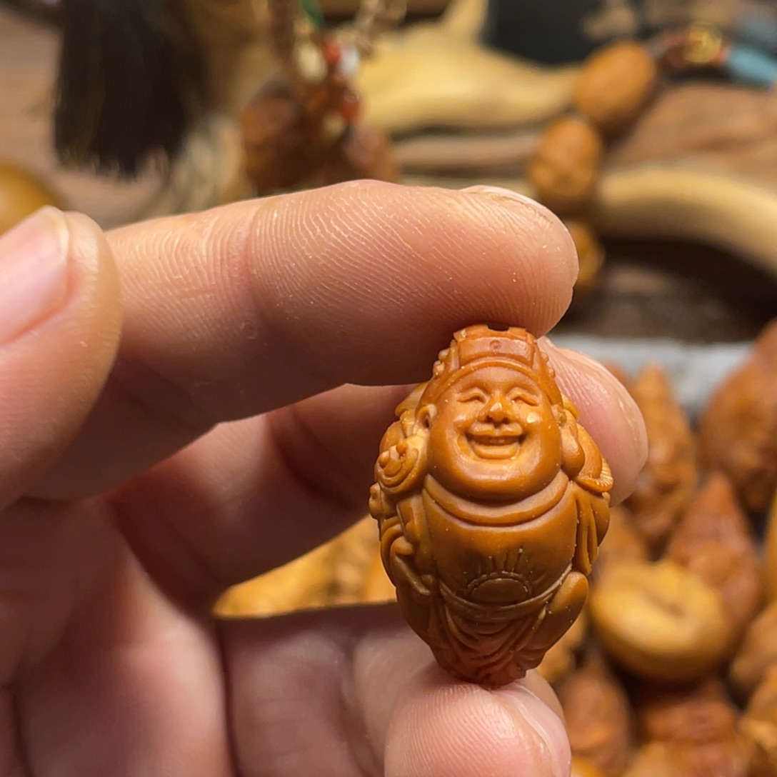 橄榄核手串/手链财神爷027