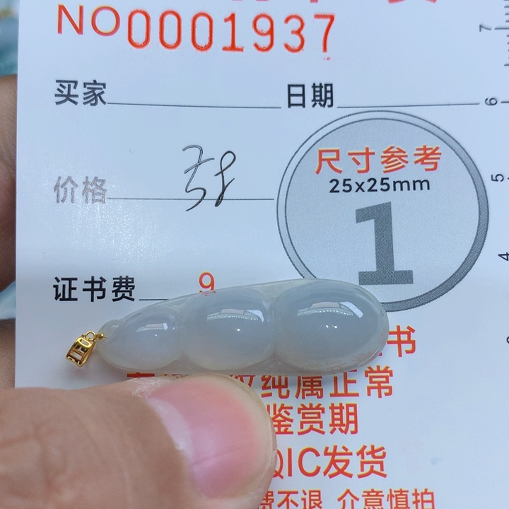 翡翠颈饰未镶嵌吊坠