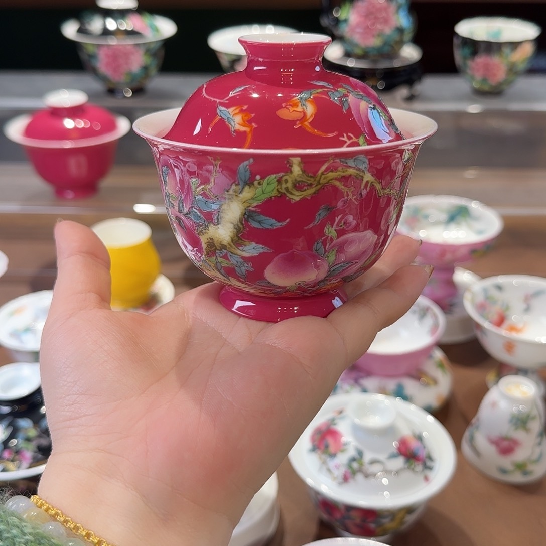 珐琅彩都茶具茶几茶具