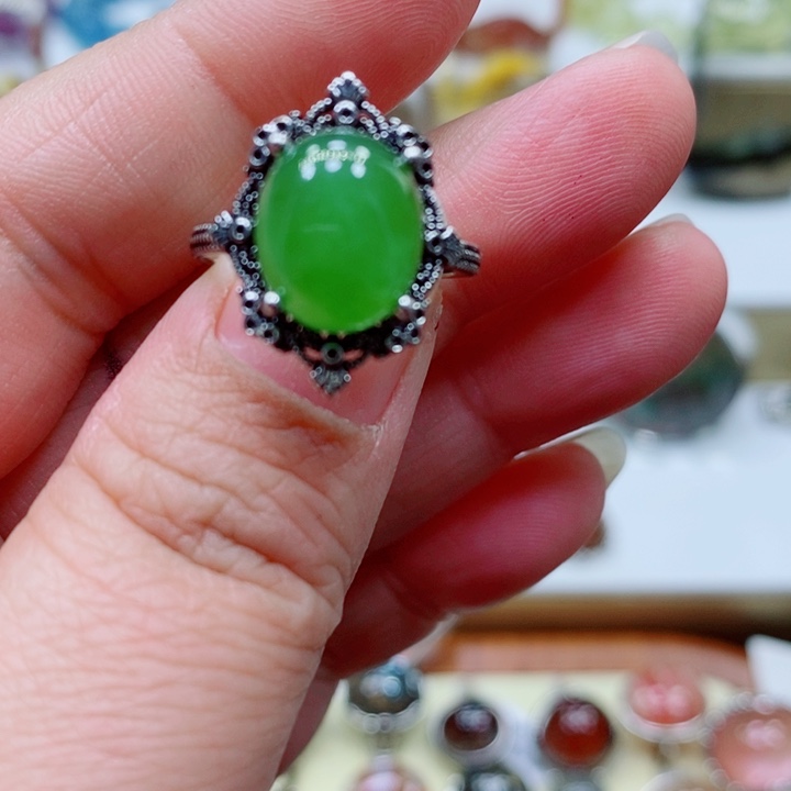 水晶戒指未镶嵌水晶