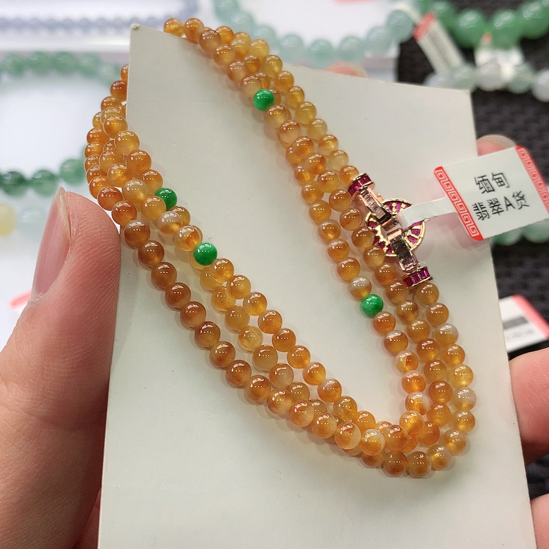 翡翠手链未镶嵌翡翠