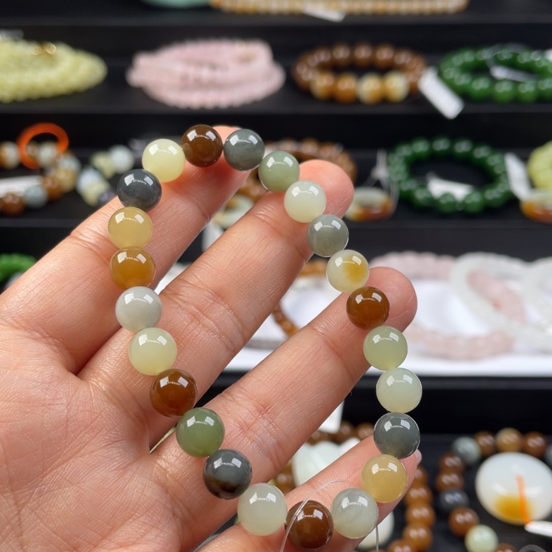 和田玉手串未镶嵌