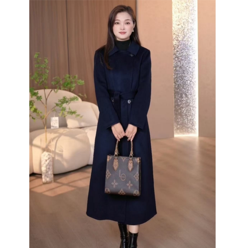 【一衣三穿】赫拉天后100%初剪羊毛双面呢大衣时尚气质秋冬外套