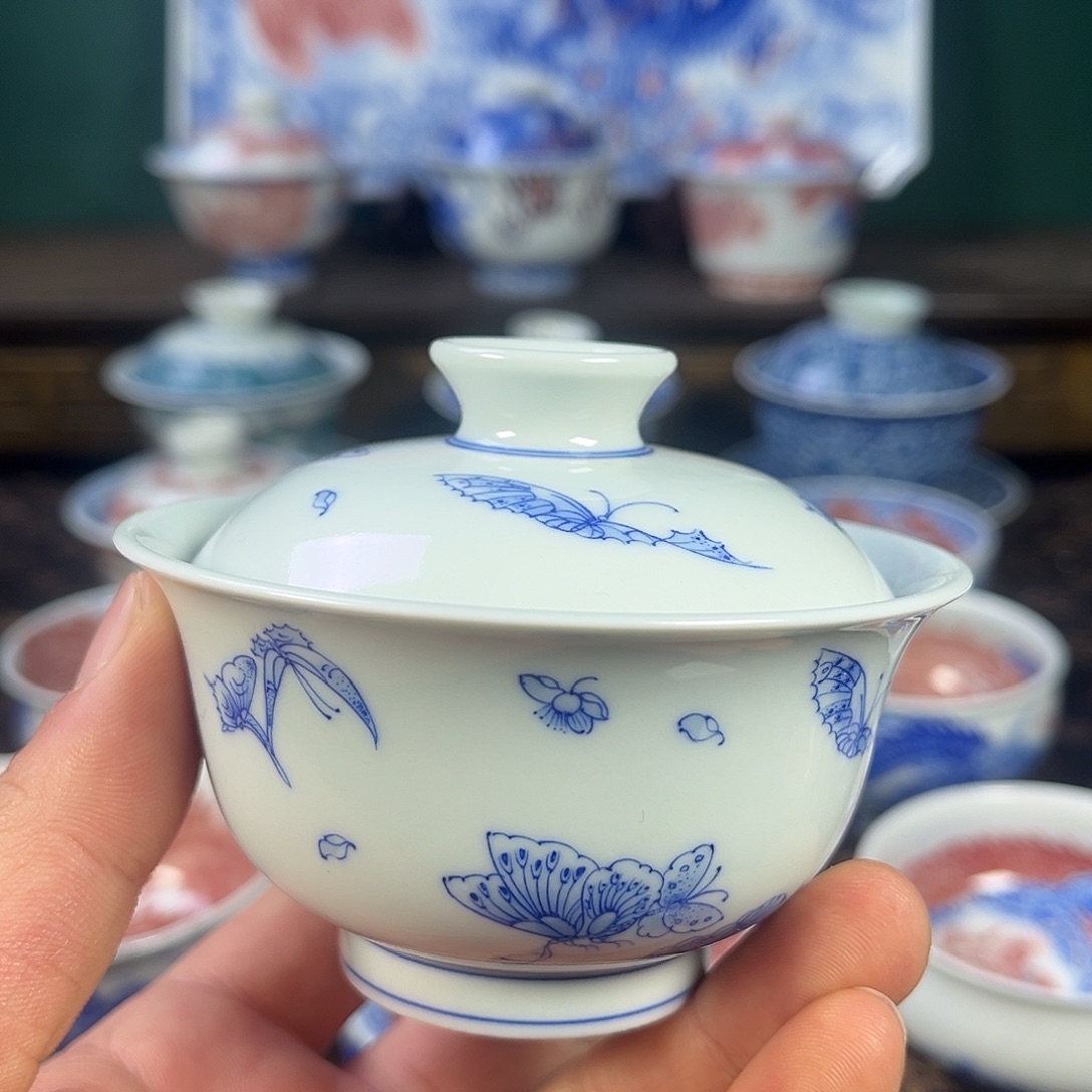 瓷片景德镇手工手绘