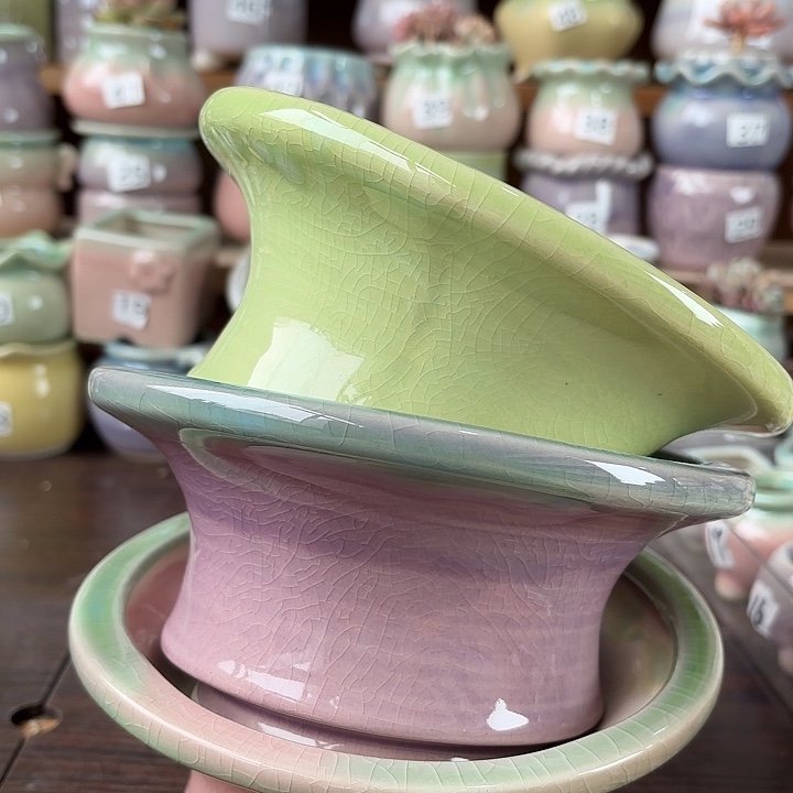 红陶量货/口高深浅搭配发2个