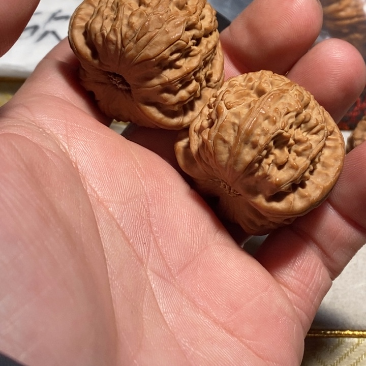文玩核桃把件蝎**莱核桃